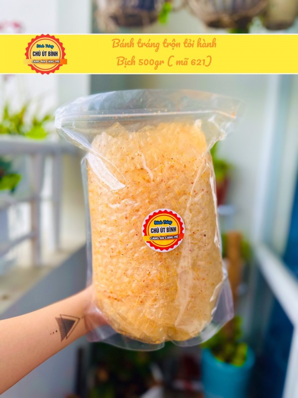 Bánh Tráng Tỏi Hành Bịch 500gr Mã 621